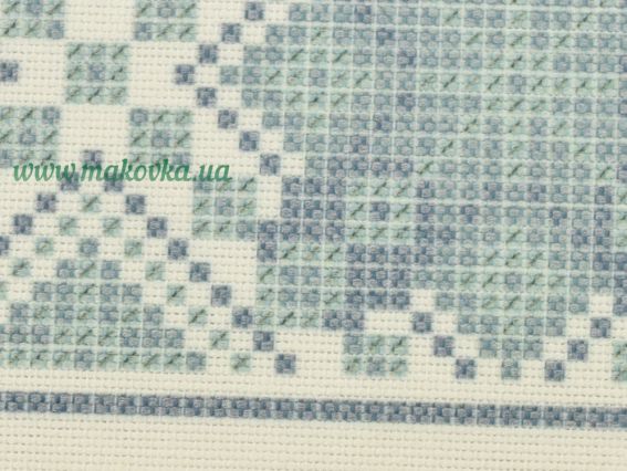 Д224-Дм ГОЛУБА Заготовка Сорочка хлопчача Орнамент, домотканна. біла, Бісерок