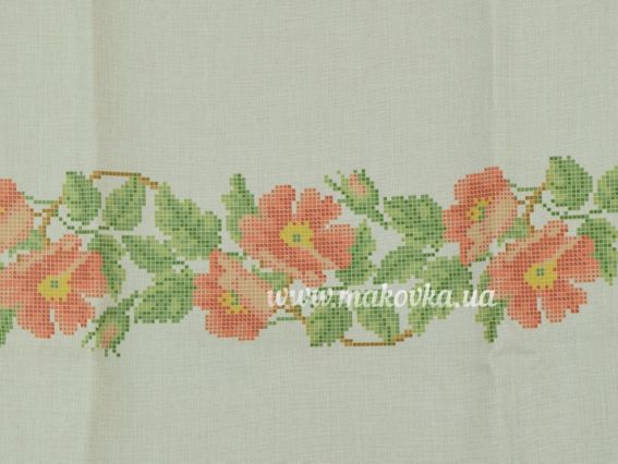 Заготовка Плаття з довгими рукавами Шипшина 121, габардин, колір льон Бісерок П-121ГБ