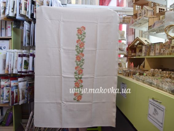 Заготовка Плаття з довгими рукавами Шипшина 121, габардин, колір льон Бісерок П-121ГБ