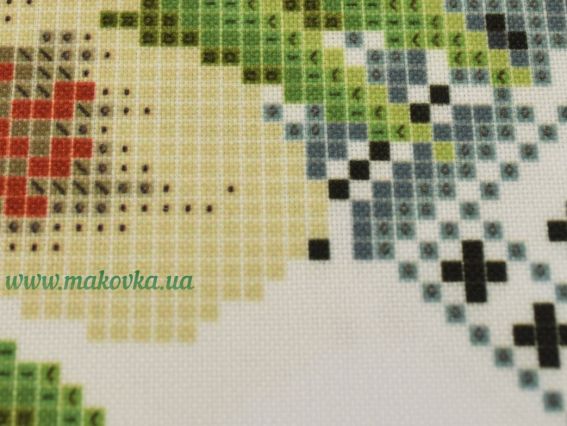 Рисунок на ткани для вышивания свадебного рушныка РВ-048 Лебеди и лилии , 200х45 см, Бисерок, 