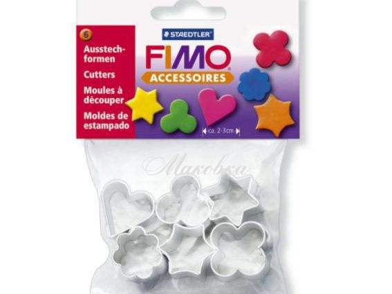 8724 03 Формені різаки (каттери) FIMO , 6 форм, STAEDTLER 8724 03 Формені різаки (каттери) FIMO , 6 форм, STAEDTLER
