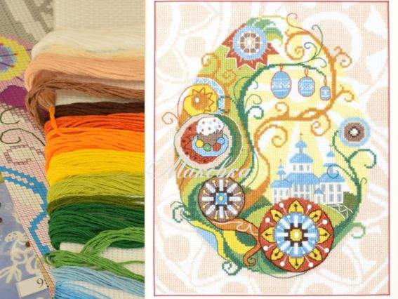 Светлый праздник ВТ-223 Crystal Art Набор для вышивания крестом 