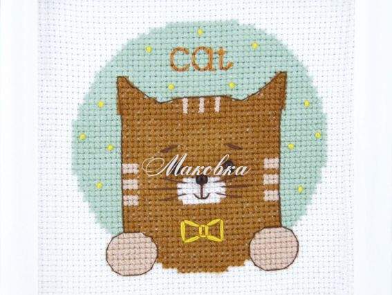 Світ тварин (кіт) ВТ-201 Crystal Art Набір для вишивання хрестиком