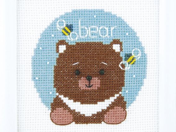 Світ тварин (ведмідь) ВТ-202 Crystal Art Набір для вишивання хрестиком Світ тварин (ведмідь) ВТ-202 Crystal Art Набір для вишивання хрестиком