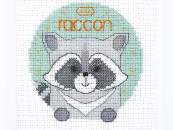 Світ тварин (єнот) ВТ-204 Crystal Art Набір для вишивання хрестиком Світ тварин (єнот) ВТ-204 Crystal Art Набір для вишивання хрестиком