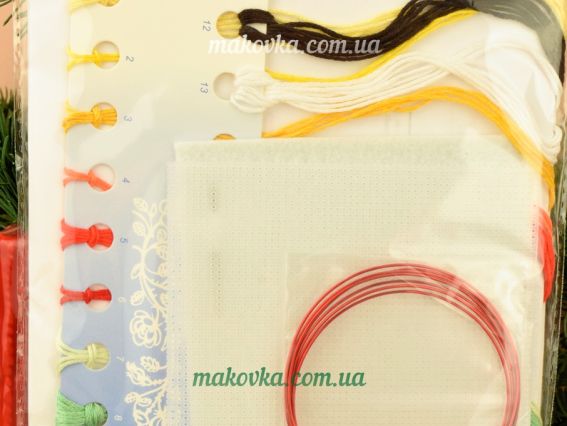 Т-05 Серія новорічні іграшки (ялинка), вишивка хрестом Crystal Art (ЧМ)