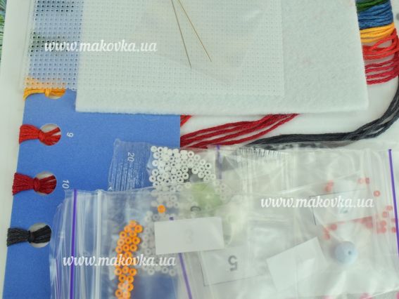 Набір для вишивання новорічна іграшка Зимовий вечір (сніговики) Т-21 Crystal Art