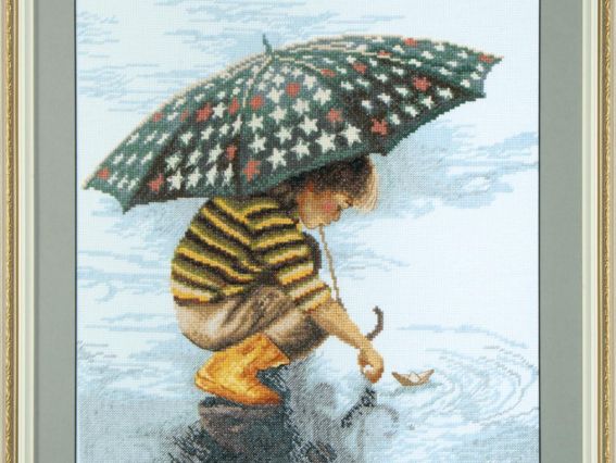 ВТ-014, Перша гроза, набір для вишивання хрестом Crystal Art (ЧМ)