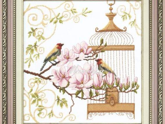Спів птахів ВТ-037 Crystal Art Набір для вишивання хрестом 