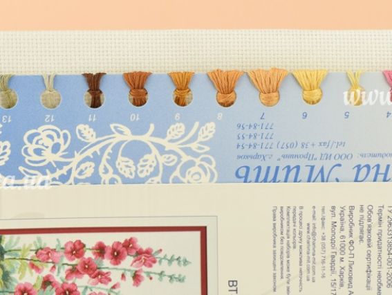 ВТ-037 Спів птахів, набір для вишивання хрестом Crystal Art