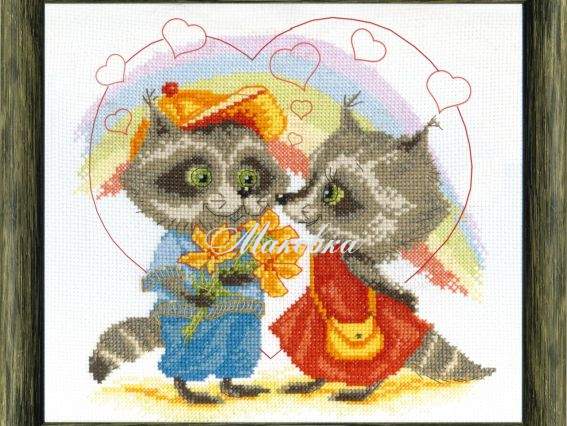 Перше кохання ВТ-040 Crystal Art Набір для вишивання хрестиком