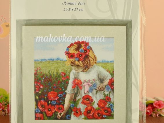 ВТ-057, Summer day, Літній день, набір для вишивання хрестом Crystal Art (ЧМ)