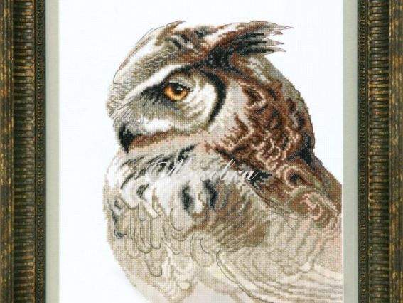 Мудрий пугач ВТ-077 Crystal Art Набір для вишивання хрестиком