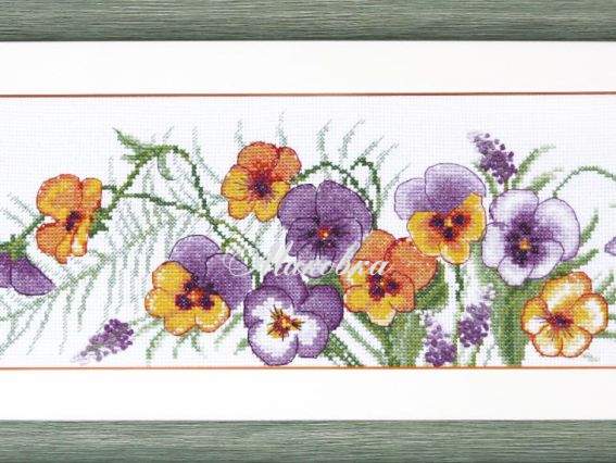 Вальс квітів ВТ-116 Crystal Art Набір для вишивання хрестиком Вальс квітів ВТ-116 Crystal Art Набір для вишивання хрестиком