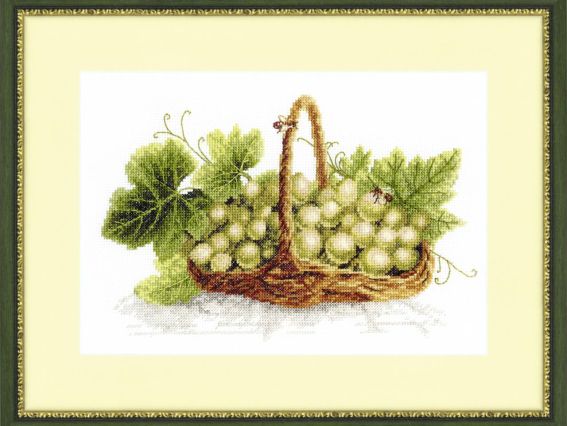 Бурштиновий виноград ВТ-170 Crystal Art Набір для вишивання хрестиком Бурштиновий виноград ВТ-170 Crystal Art Набір для вишивання хрестиком