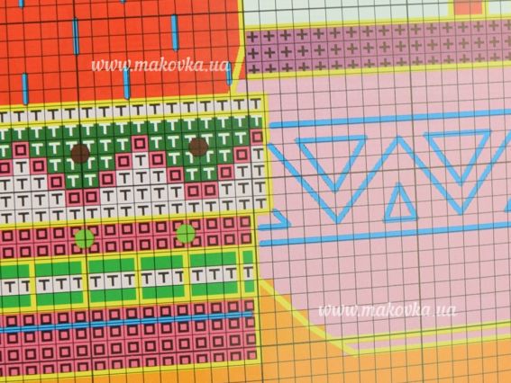 ВТ-199 Триптих Яскрава Мексика, набір для вишивання хрестом Crystal Art