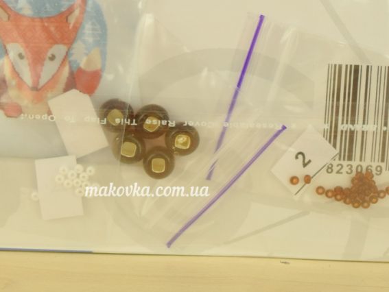 Набір для вишивання подушки хрестиком Світ тварин (заєць) ВТ-210 Crystal Art