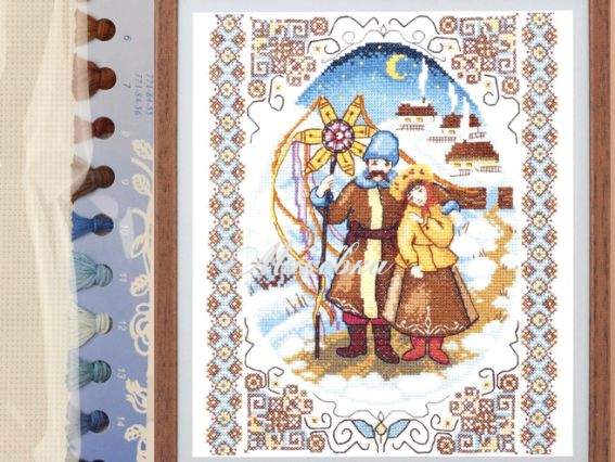 Вечір перед різдвом ВТ-224 Crystal Art Набір для вишивання хрестиком