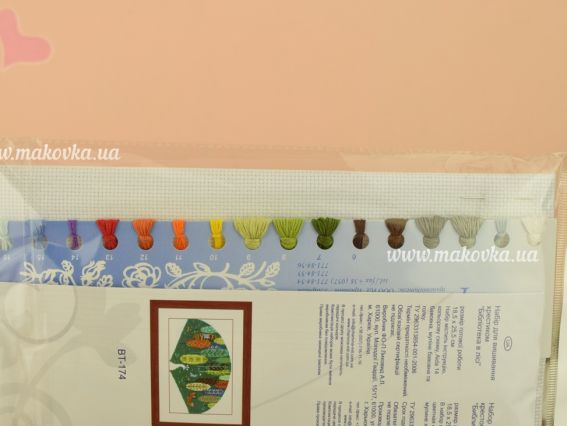 ВТ-236 Бібліотека у лісі , набір для вишивання хрестом Crystal Art (ЧМ)