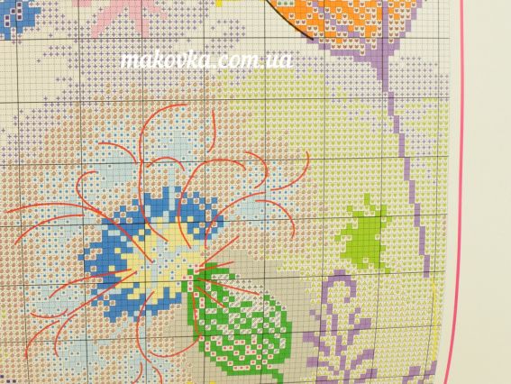 Набір для вишивання хрестом ВТ-255 подушка Подих літа , Crystal Art (ЧМ) 40х40см