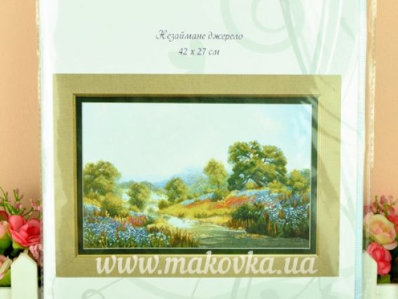 ВТ-518 Незаймане джерело, набір для вишивання хрестом Crystal Art (ЧМ)