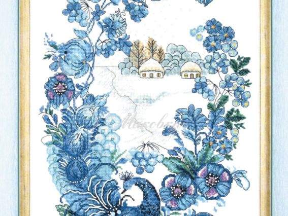 Морозний візерунок М-310, Чарівна мить набір для вишивання