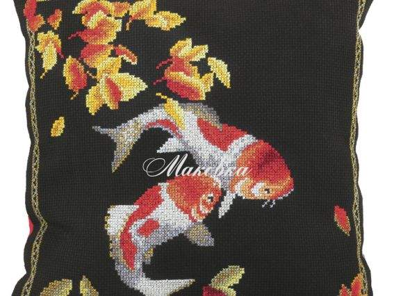 М-317 Два коропа, подушка, 30х30 см, Чарівна мить набір для вишивання нитками М-317 Два коропа, подушка, 30х30 см, Чарівна мить набір для вишивання нитками