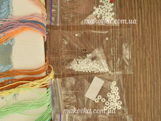 Набір для вишивання хрестом М-333 Неслухняний Янгол. Северное сияние, Чарівна мить 