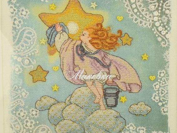 М-339 Неслухняний ангел, Загадай бажання, Чарівна мить, набір для вишивання