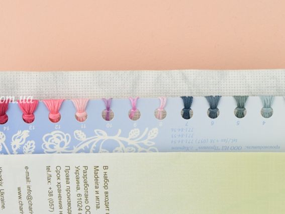 Набор для вышивания крестиком М-193 Багряный букет 43х33 см, Чаривна мыть