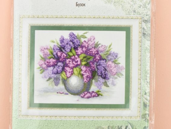 Вишивка хрестиком 327 Бузок, Чарівна мить