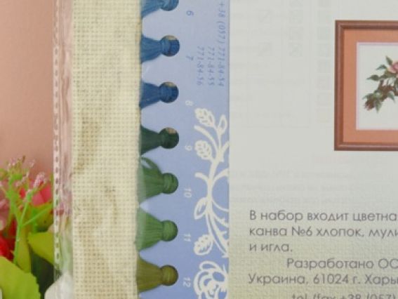 Вишивка хрестиком №563 Польовий букет, Чарівна мить