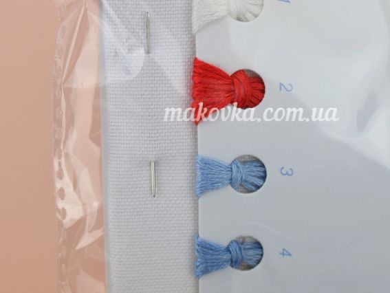 Набір для вышивання гладдю ГЛ-016 Маки з волошками Чарівна Мить