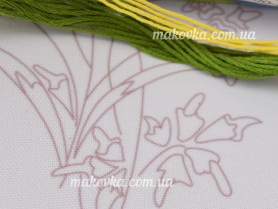 Набір для вышивання гладдю ГЛ-016 Маки з волошками Чарівна Мить