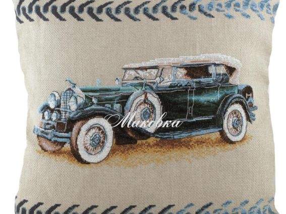 М-283 Packard, подушка, 40х40 см, Чарівна мить набір для вишивання нитками М-283 Packard, подушка, 40х40 см, Чарівна мить набір для вишивання нитками