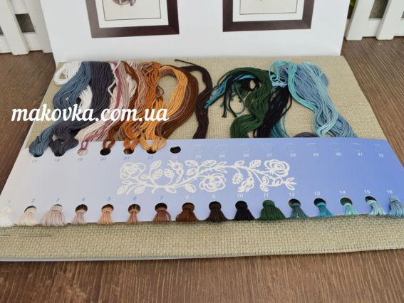 Подушка 40х40 М-283 Packard, набір для вишивання нитками Чарівна мить