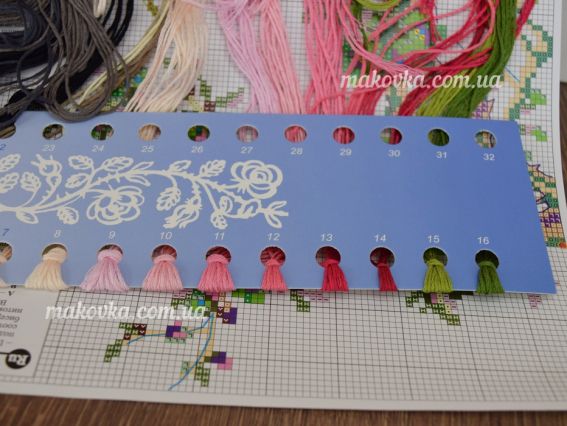 Набор для вышивания крестиком РК-121 Журавли, собирающие росу, Чаривна мыть