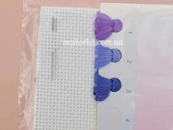 СТ-25 Серця, вишивка нитки та бісер, 19,5х21 см, Чаривна мыть