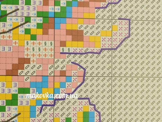 Вишивка хрестиком М-366 Зимовий іній , 53х26см, Чарівна мить