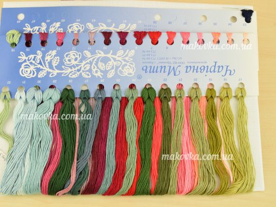 Вишивка нитками М-408 Ранкова свіжість 36х25,5см, хрест ЧМ , Чаривна мыть