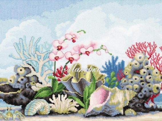 М-35 Морська затока, Чарівна мить, набір для вишивання нитками