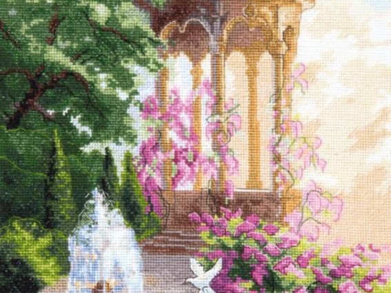 Вишивка хрестиком М-386 Чарівний ранок, 26,5х44  см, Чарівна мить