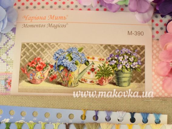 Вишивка нитками, М-390 Аромат літа 47х19.5 см, Чарівна мить