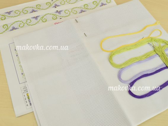 СК-09, Набір для вишивання подушки або серветки, 32х34см, нитки  Чарівна мить