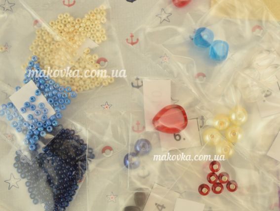 Набір для вишивання прикраса БП-206 Якір (брошь) 5,5х6см, Crystal Art (ЧМ)