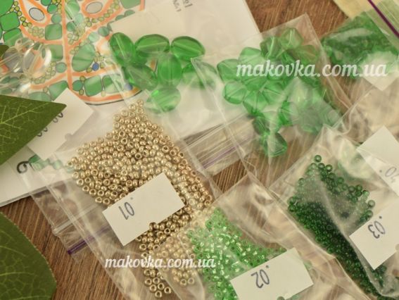 Набір для вишивання прикраса брошка Монстера БП-210 , Crystal Art (ЧМ)