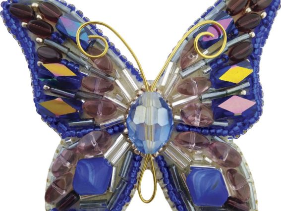 Набір для вишивання прикраса брошка БП-214 Метелик Crystal Art (ЧМ)