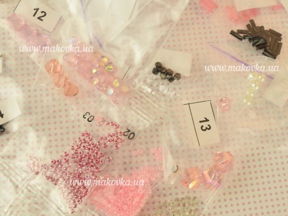 Набор для вышивания украшение брошка БП-216 Фламінго  Crystal Art (ЧМ)