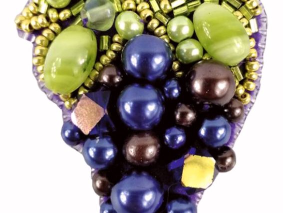 Набір для вишивання, прикраса БП-255 Виноград Crystal Art (ЧМ)