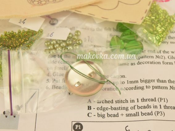 Набір для вишивання набор украшение БП-186 Символ удачи, Crystal Art